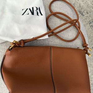 Zara Brown Shoulder Bag